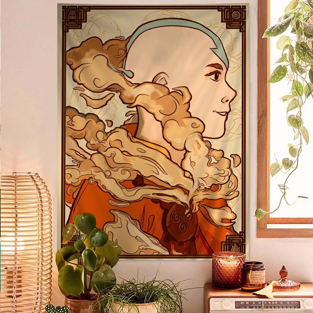 Avatar the Last Airbender DIY Wall Tapestry Hippie Flower Wall Carpets Dorm Decor Wall Art Decor