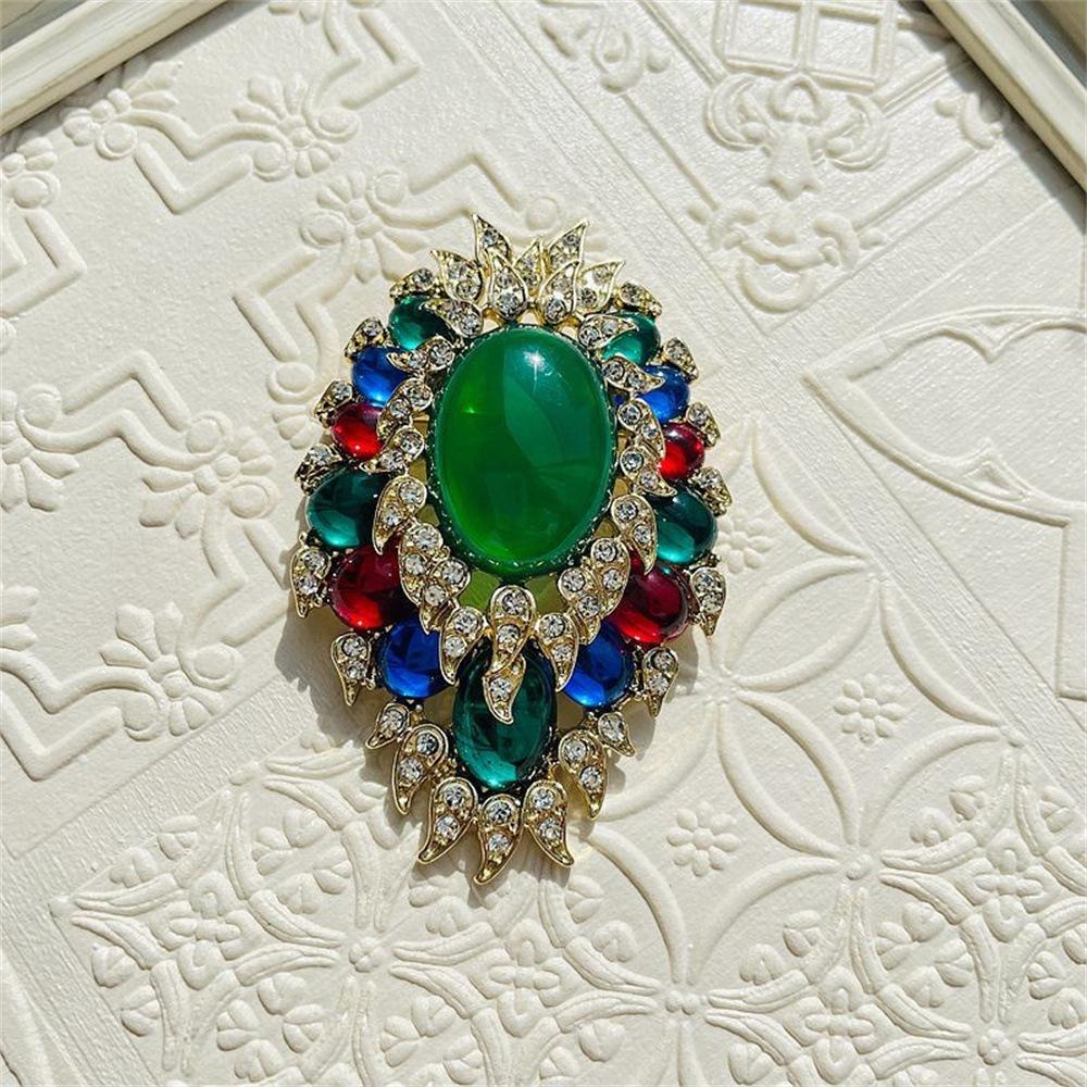 Medieval Fashion Brooch Vintage Baroque Clothing Blazer Accessories Medieval Court Style Corsage