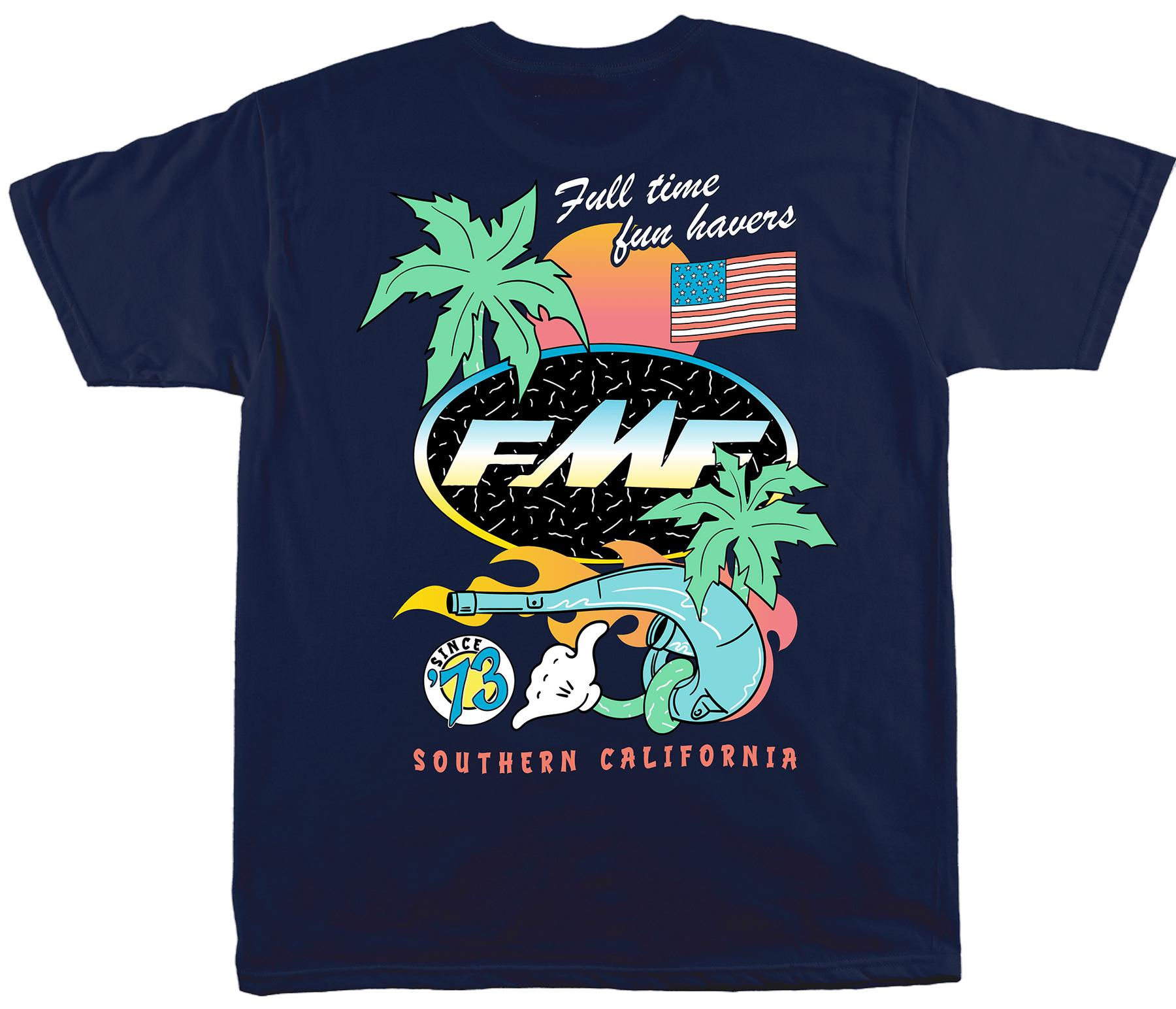 

2025 New Men s T-shirt Women s DAY GLO TEE FMF Racing T-shirt Cotton Retro Short Sleeve T-shirt Men s Top Street Wear T-shirt 4XL