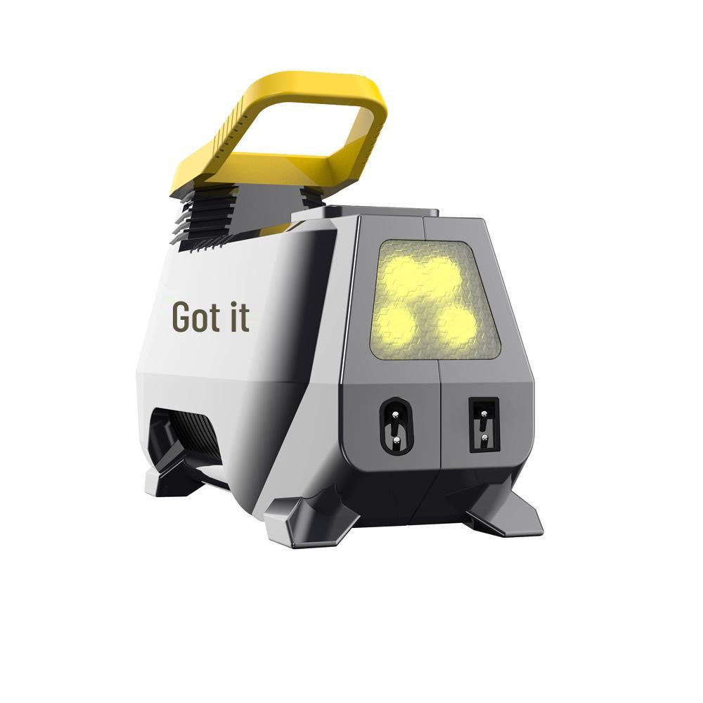 Portable Dual-Use 12V AC/DC Car Tire Inflator - Home & Vehicle Electric Air Pump