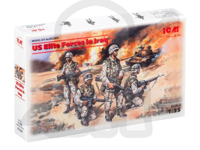 Icm35201 us elite forces in iraq 4 soldiers 1:35