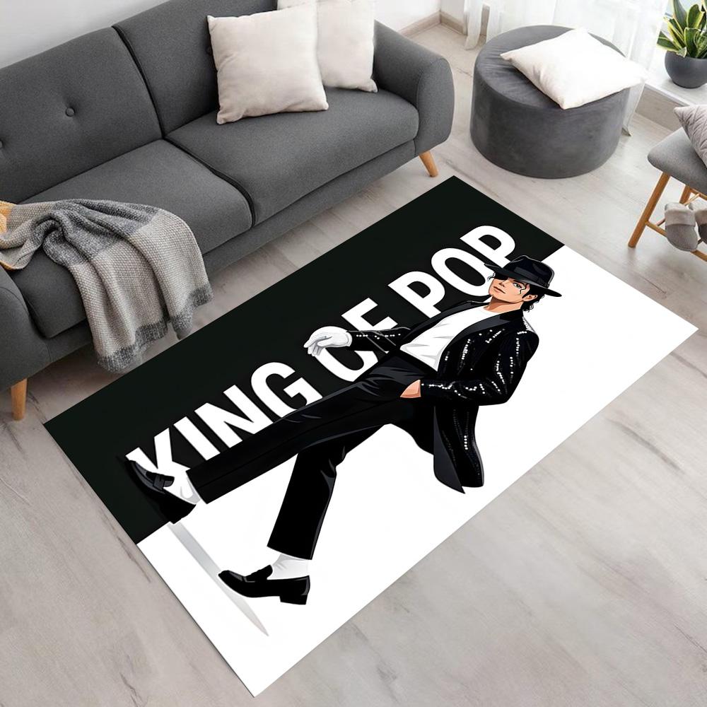 Michael Jackson Legend Carpet Suitable for Dormitory Outdoor Dining Room Study Room Anti-slip Rug Decorate Offices Wedding Party Gift