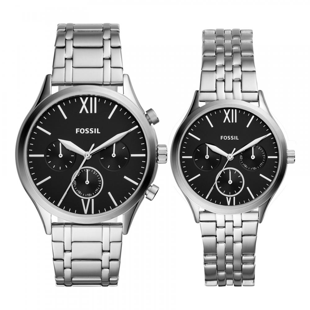 

Fossil Men s Fenmore Midsize Multifunction, Stainless Steel Watch