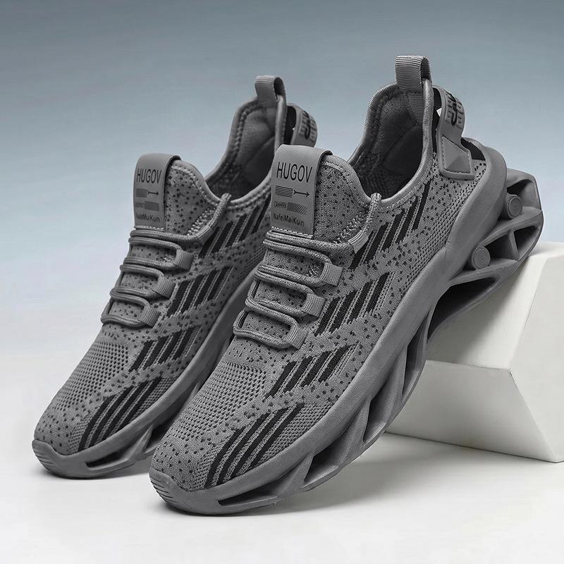 Summer Breathable Mesh Casual Sports Shoes Fat Feet Wide Large Size Men's Shoes Platform Coconut Non-slip Dad Shoes