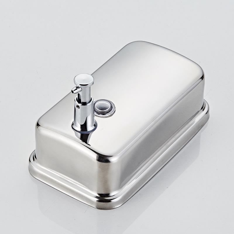 Wall-Mounted 304 Stainless Steel Soap & Sanitizer Dispenser for Bathroom, Kitchen, Hotel, Guest House, and Restaurant.