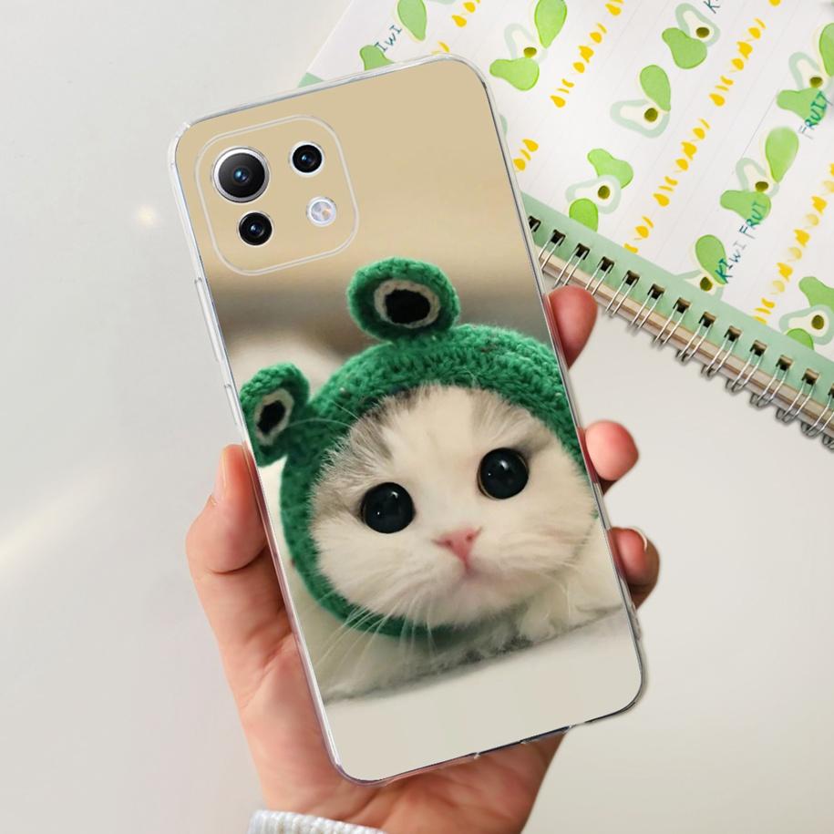 For Xiaomi 11 Lite NE 5G Case Cute Astronaut Cover Clear Soft Silicone Phone Funda For Xiaomi 11 Lite 4G Coque on Mi 11Lite Capa