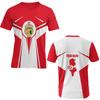Tunisia National Emblem 3D Print T-Shirts Men Fashion Casual Tunisian Flag Sports Fitness Tops Gym T Shirt Streetwear Unisex Tee