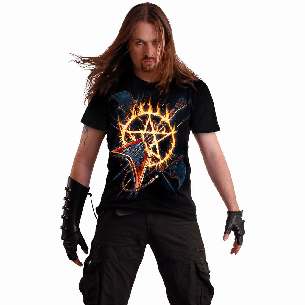 Spiral Direct Unisex Adult Hot Metal T-Shirt