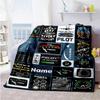 Dashboard Captain Gift Customize Your Name Blanket Gift Personalized Blanket Soft & Cozy Great for Bed Picnics Office Chair Seaside