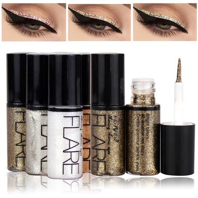 Eyeliner liquido glitterato Eyeliner lucidi Glitter liquido brillante ombretto waterproof Trucco Eyeliner liquido