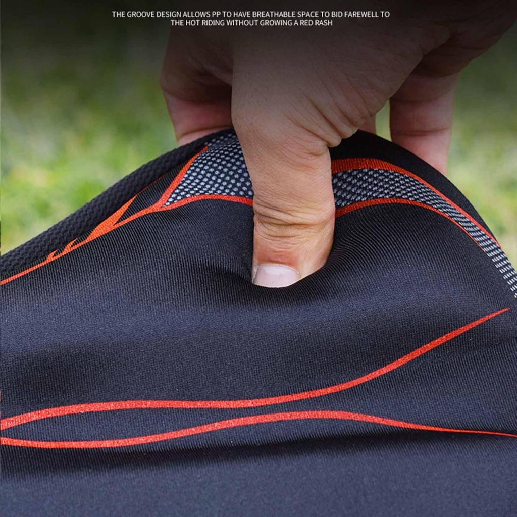 Bike Saddle Cushion Cover Breathable Wide Bicycle for Mountain Road Bikes Exercise