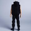 Meetoget 1/12 Scale Male Doll daily sports Sleeveless Hoodie Set Clothes for 6 inch Action Figure PM008US,black