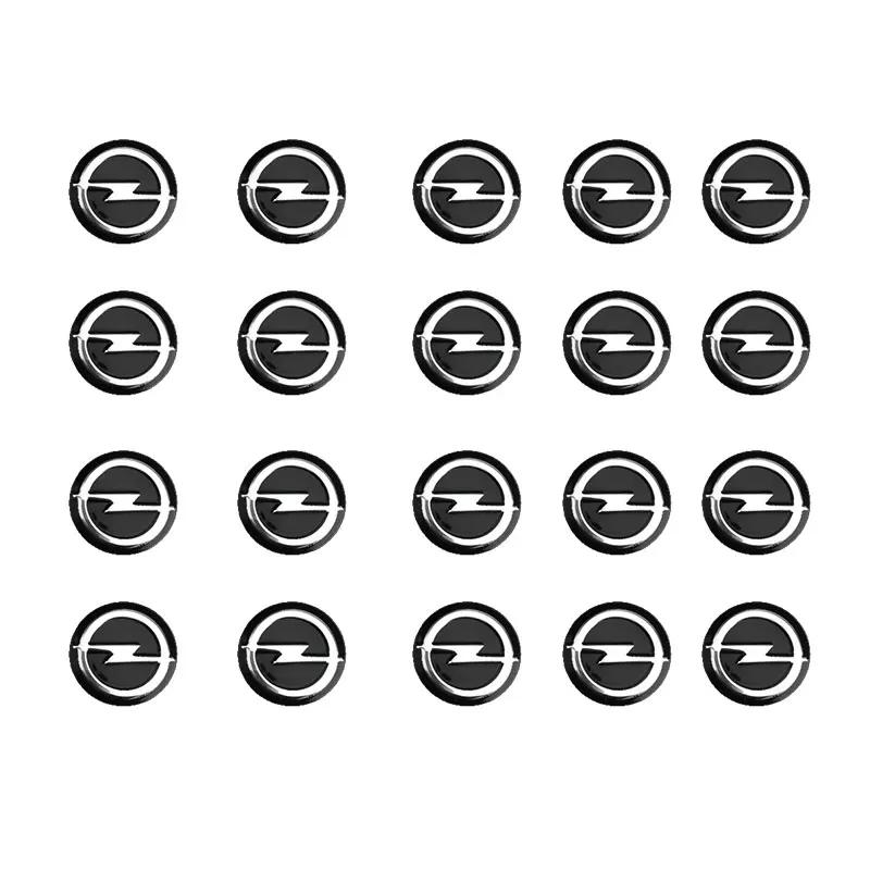 Metal Car Key Badge Emblem Replacement Auto Key Stickers For Opel Corsa Astra Mokka Grandland X Insignia Zafira Vivaro Combo