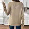 YYFS Women's Fashion Casual Fall Winter Long Sleeve O-Neck Sweaters