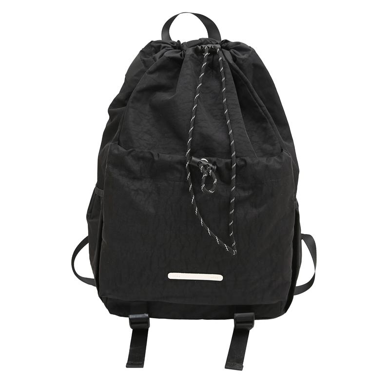 Drawstring Backpack Student Schoolbag Unisex Travel Outdoor Backpack