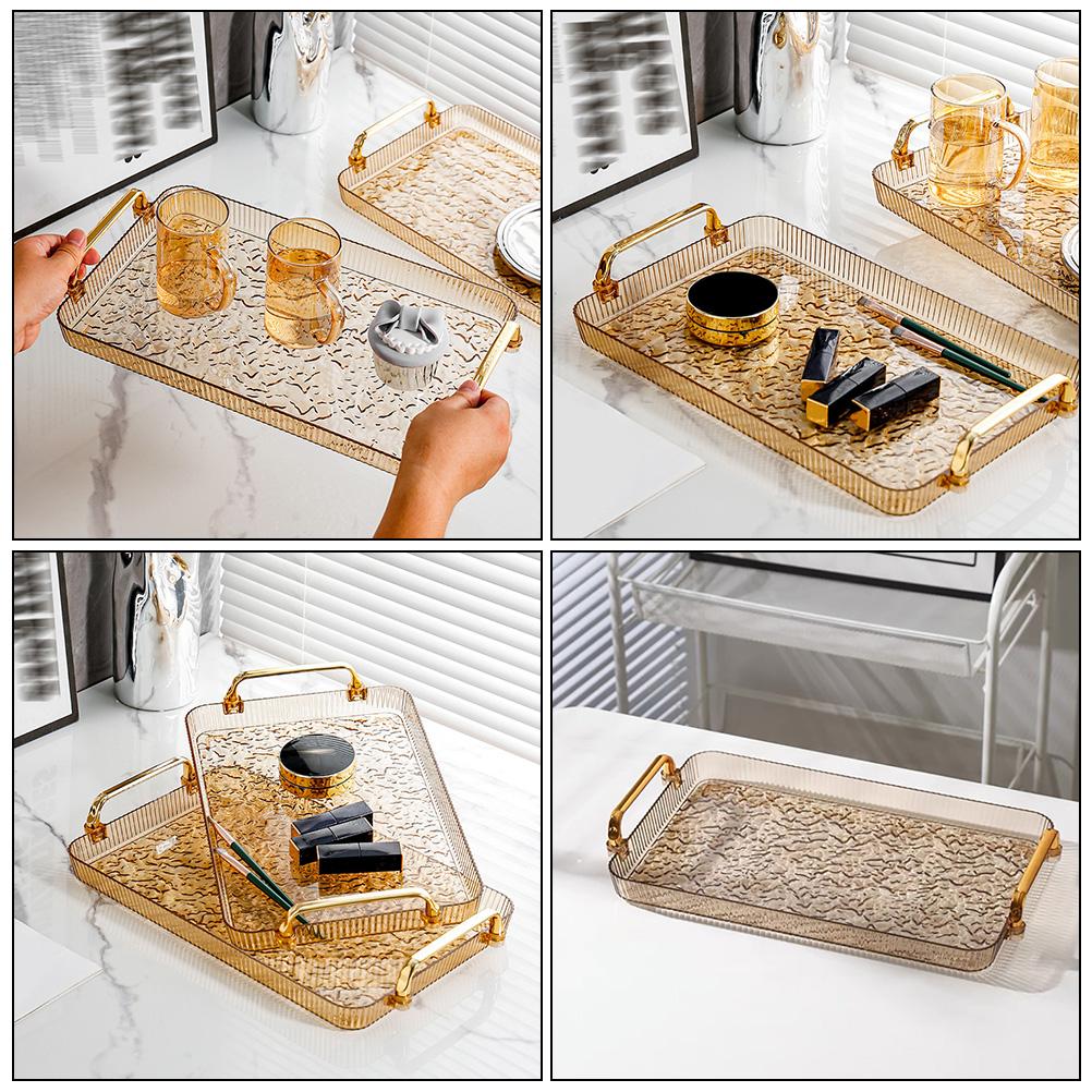 Haushalts-Wasserbecher-Tablett Barce Pub Plastik Servierteller für Obst Gebäck Snacks Tee Kleine Teller Abendessen Dessert Salat