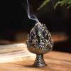 Brass Micro Incense Burner Wealth Vintage Copper Office Home Antiques Accessories Figurines Desktop Decorations Creative Gifts