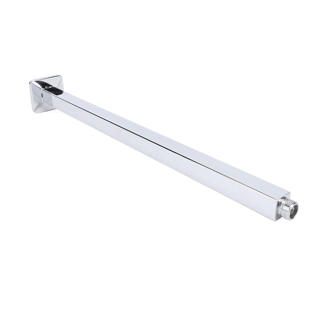 Ceiling Shower Arm Multifunctional Stainless Steel Square Rain Shower Head Straight Arm