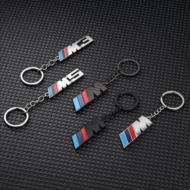 Metal M Logo Car Keychain Keyring For BMW X1 X2 X3 X4 X5 X6 F48 G80 E84 E83 G01 G11 G07 G86 Key Chain Buckle Pendant Accessories bzdn55