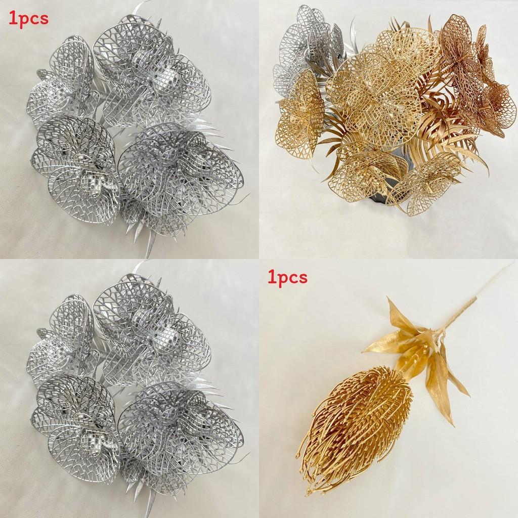 Artificial Plastic Bouquet Centerpiece With Peach Blossom Wildflowers For Event Staging Decor 75 Chars