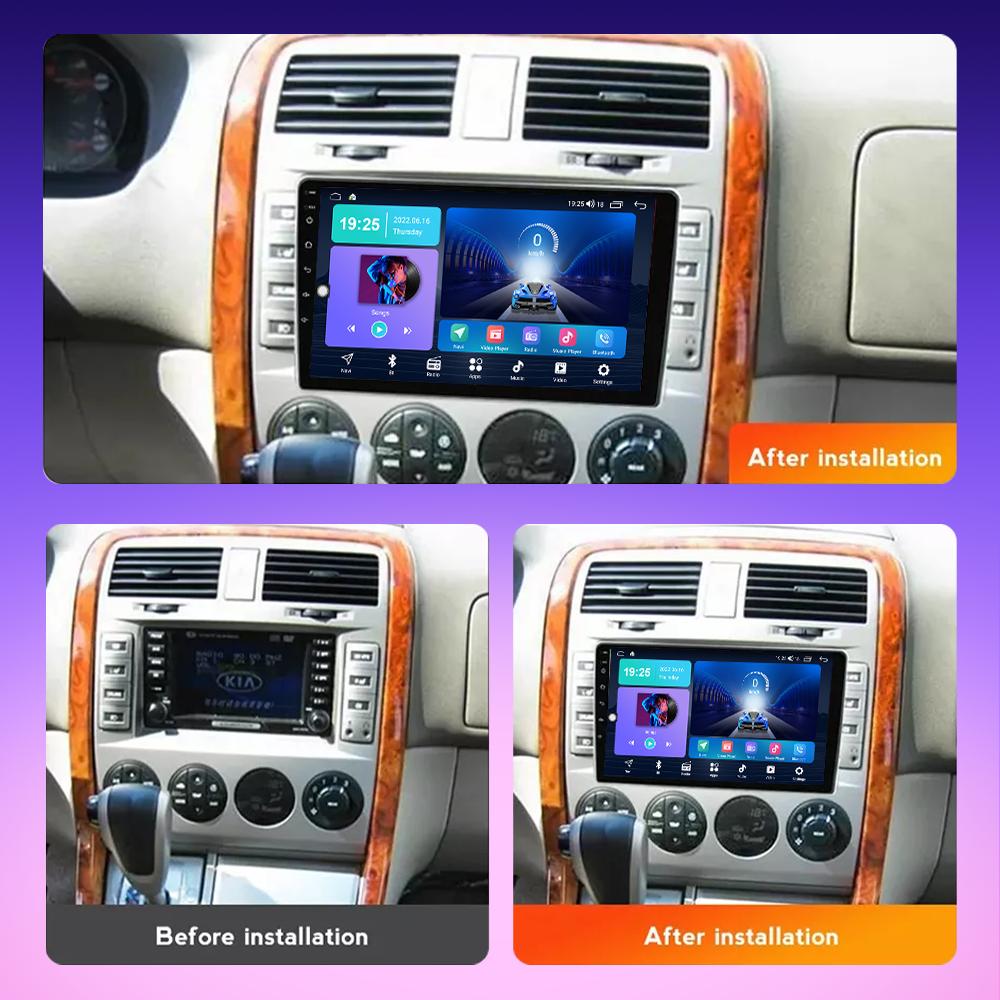2 DIN Android Car Radio For KIA Carnival 2002-2006 Multimedia Player Head Unit Stereo GPS Navigation WIFI 1+16GB