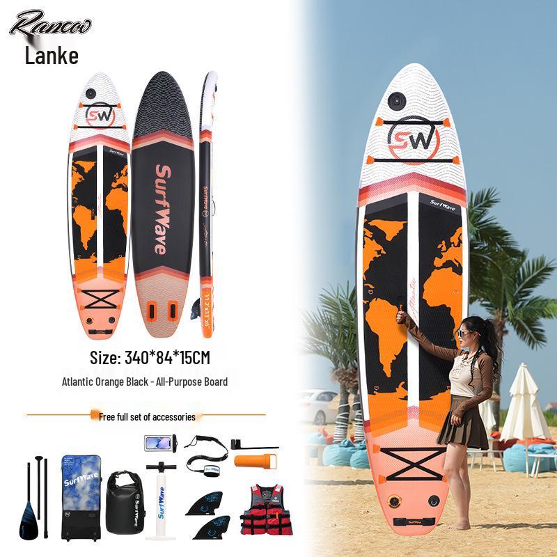 Lanko Inflatable Paddle Board - Universal PVC SUP for Surfing & Paddling