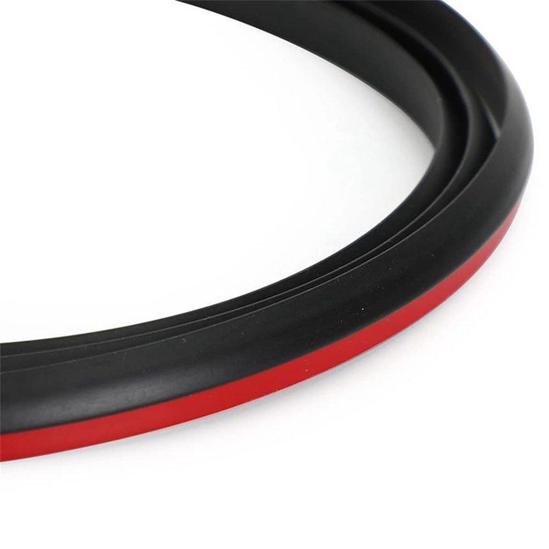 4pcs Car Wheel Arch Flare Rubber Seal Kits For Toyota Land Cruiser 80 Series Black