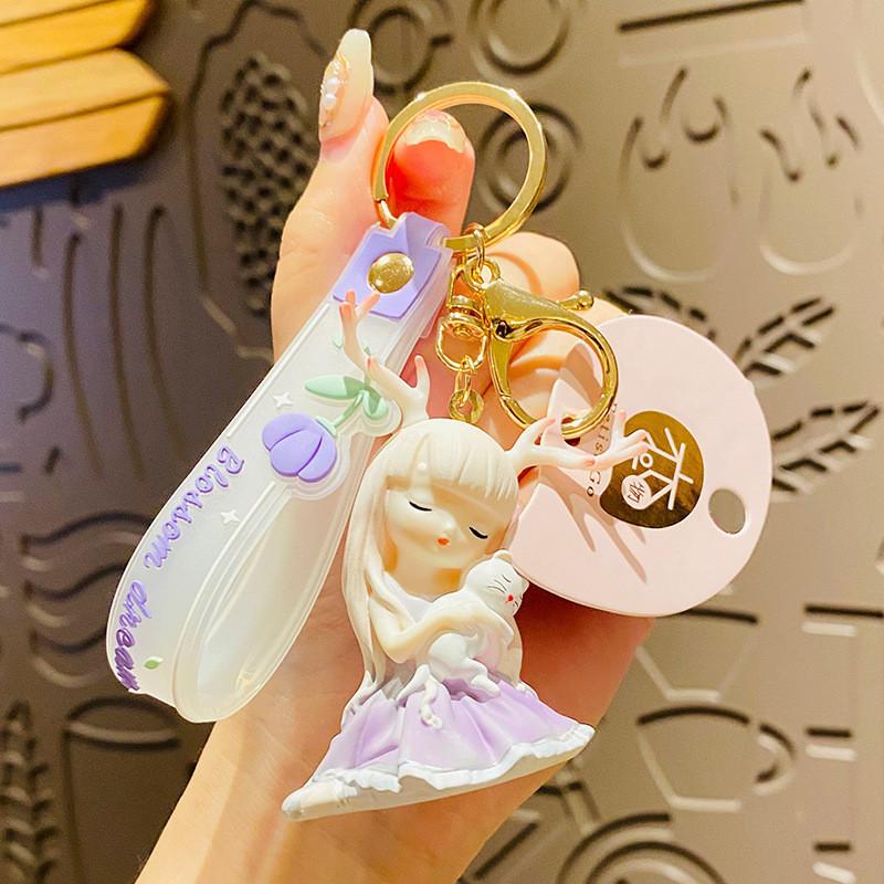 

Charming And Pretty Deer Keychain In Purple Ideal For Women Friends And Ones Loved фиолетовый