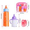 Play House Baby Bottle Pacifier Toy With Storage Bag Doll Feeding Bottle Doll Feeding Set  Kids Toy