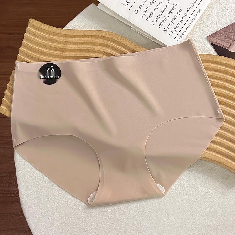 

Мягкие трусики средней посадки с антибактериальной шелковой ластовицей, бесшовные, для женщин и девушек XL [130-160 lbs]