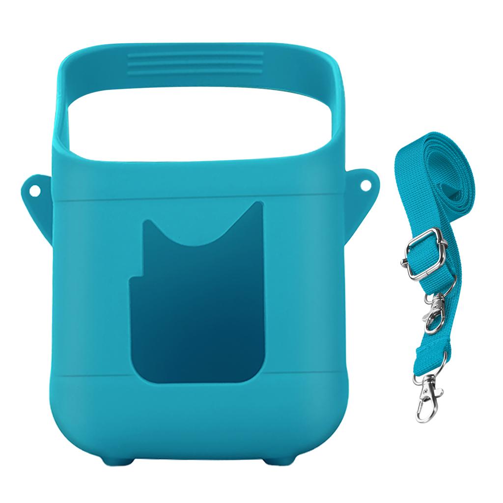 Silicone Protective Case with Easy To Carry Handle Soft Anti-Slip Protective Sleeve Compatible for Toniebox 1&2 Audio Player