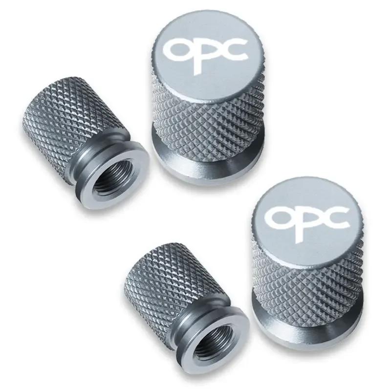 4pcs For Opel Opc Car Wheel Tire Valve Caps Tyre Stem Covers Airdust Waterproof Accessories
