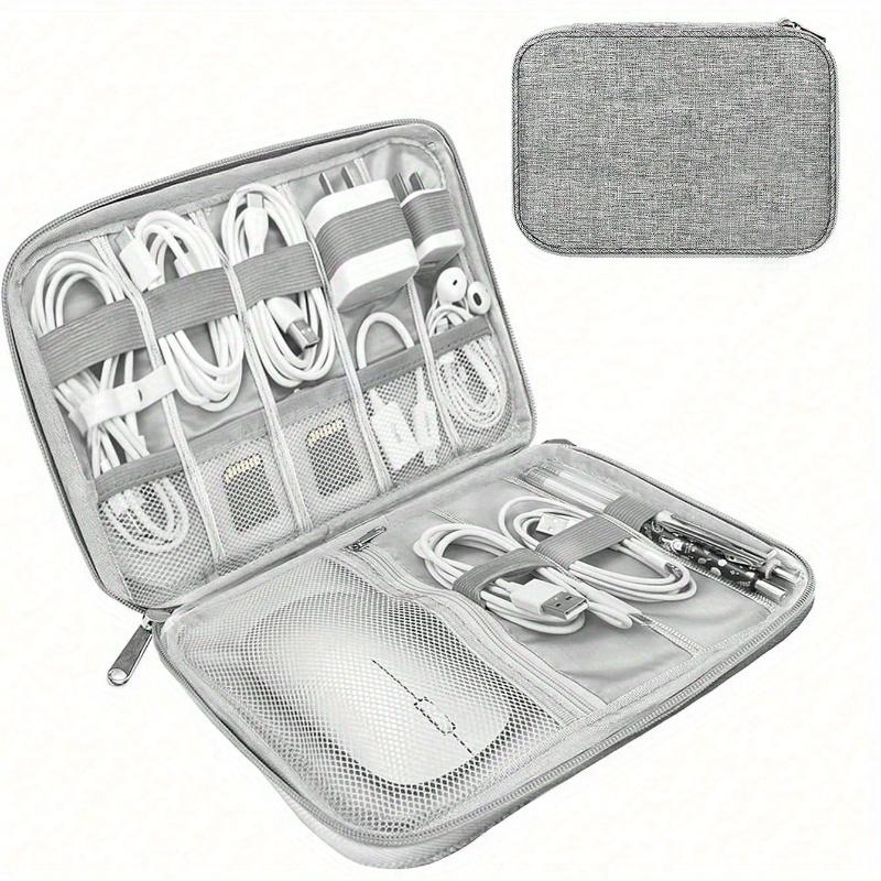 Digital Storage Bag USB Data Cable Organizer for Earphone Wire Bags Accessories Portable Charger Charger Case School College Headphone