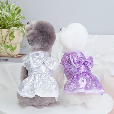 2023 Frühling und Sommer Hunderock Haustierkleidung Teddy Schnauzer Kleine Hundekleidung Großhandel Hundekleidung