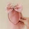 Children's Headband Princess Sweet Bow Mesh Parent-child Headband Headband Veil Hair Accessories