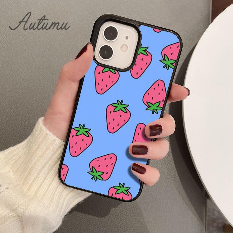 Husa de telefon Strawberry Fields Forever pentru iPhone 11 12 13 14 Pro Max mini XR XS SE 2020 6S 7 8 Plus Husa Samsung Galaxy S21 S22