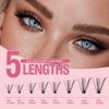 False Eyelash Extension Set 300 Tufts Of Single Tufts Of 8-16Mm Length Mixed Eyelashes