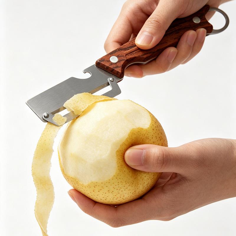 Innovative Stainless Steel Potato Peeler with Multi-Purpose Functionality for Everyday Use