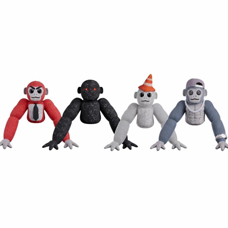 2026 New Scary Baboon Plush Toy Soft Stuffed Doll Horror Game Character Collectible Room Decoration Kids Easter Gift