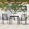 VidaXL 3-Piece Garden Dining Set Outdoor Dining Furniture Table and Dining Chairs Patio Terrace Furniture 3099203