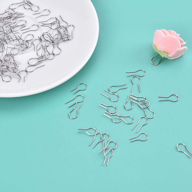 100 buc. Rezistență la temperaturi înalte Sârmă de tungsten Cârlig de agățat pentru ardere Inele de legătură