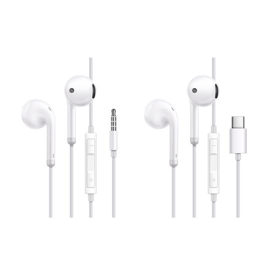 Kabelgebundener Kopfhörer Stereo Surround Subwoofer Bequem zu tragen Plug & Play Kabelsteuerung HD-Anrufe 3,5 mm/ Typ-C High Fidelity Sound Ohrhörer für Zuhause