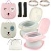 Portable Foldable Potty Baby Travel Boy WC Girl Pot Toilet Anti-slip Kids Training Pot Outdoor Camping Bathroom Baby Potty