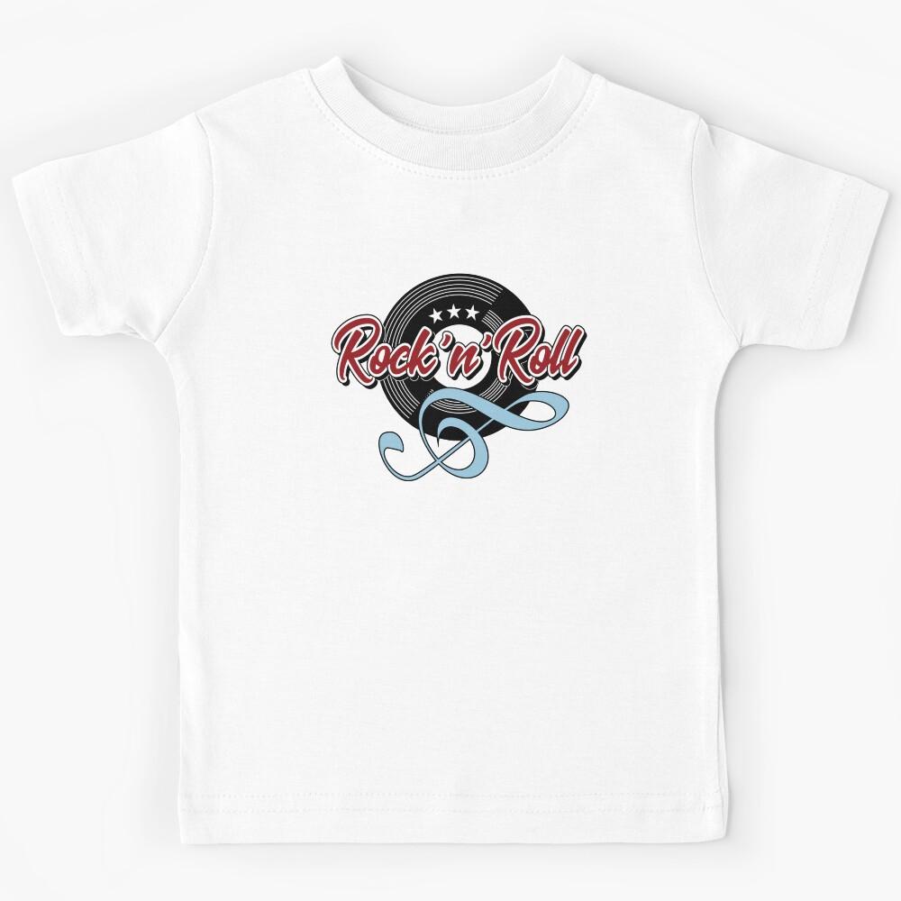 50s Rockabilly Vintage Rock and Roll Music Sock Hop Party Kids T-Shirt 110