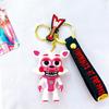 Car FNAF Game Keychains Anime Action Figures Keyrings Five Night At Fredys Doll Key Chains Key Rings Pendant Charms Accessories