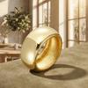 Textured Exaggerated Bracelet Geometry Wide Side Bangle Fashion Simple Metal Bracelet  Party