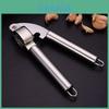 Heavy Duty Stainless Steel Garlic Squeezer For Effortless Meal Prep