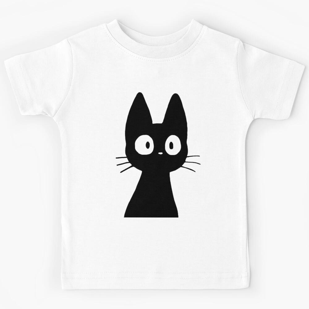 black cat doodle Kids T-Shirt 170