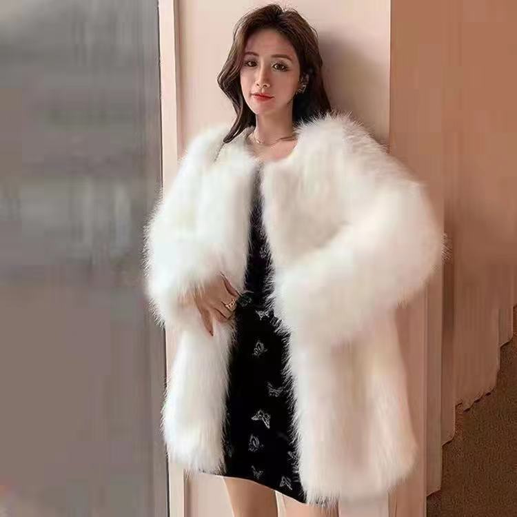 Faux Fur Coat Women's Warm Thick Coat