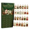 Christmas Advent Calendar 2024 2026 Nutcracker Calendar, 24-Day Acrylic Ornament Set with Classic Holiday Countdown Gift for Kids Soldier Figures,